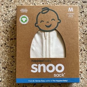 NEW Happiest Baby SNOO Swaddle White Medium